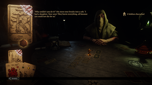 Une capture d'écran du jeu vidéo Hand of Fate 2.